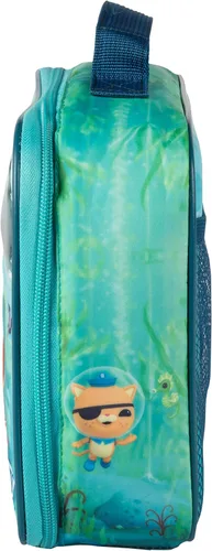 Vista 4 de OCTONAUTS Funda aislante para almuerzo, bolsa reutilizable resistente con bolsillo de malla, submarino Easy to Clean Water-Resistant Lining, Snack