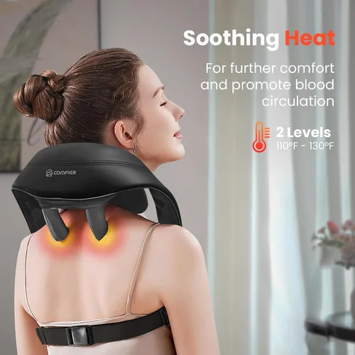 Vista 8 de COMFIER Soporte lumbar térmico y masajeador de cuello
