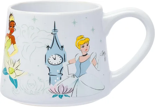 Vista 17 de Silver Buffalo Disney Alicia en el país de las maravillas Taza de té apiladas de cerámica esculpida en 3D, 20 onzas (591.4 ml)