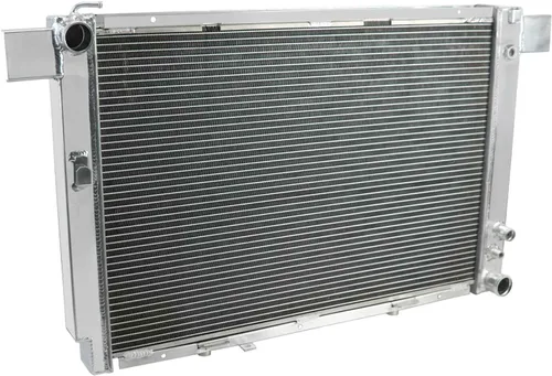 Vista 2 de Radiador de aluminio de 3 filas para 1994-2002 2001 Mercedes-Benz SL500 500SL 5.0L V8, radiador de repuesto, radiador de aluminio, radiadores