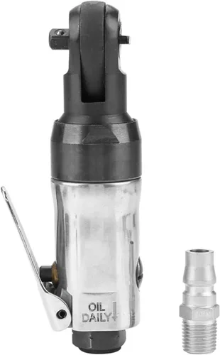 Vista 4 de Llave neumática de accionamiento Llave de trinquete neumática de vástago recto para fabricación de maquinaria e industrias automotrices (3/8 ")
