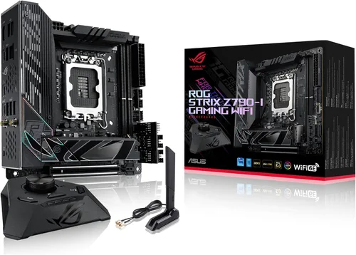 Vista 18 de ASUS ROG Strix Z890-E Gaming WiFi Intel® Z890 LGA 1851 ATX placa base, IA avanzada lista para PC, 18+2+1+2 etapas, DDR5, WiFi 7, 7X M.2