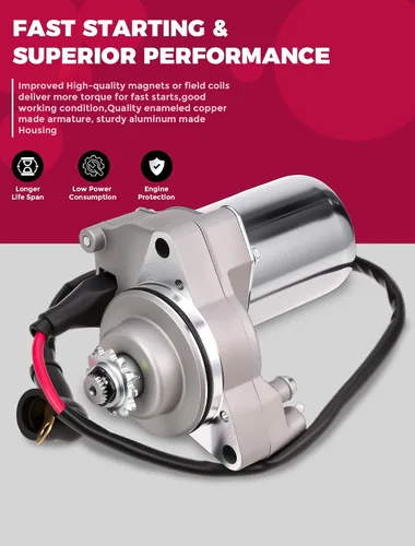 Vista 3 de Motor de arranque para Honda TRX90X TRX90EX TRX90 2006-2025 Fourtrax Sportrax 90 31210-HP2-671 OlIFANT