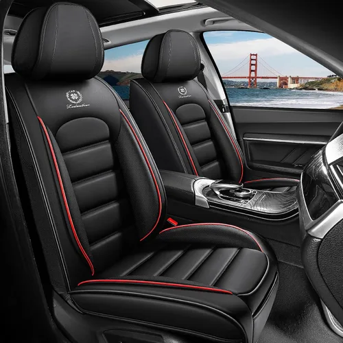 Vista 17 de Funda de cuero de 2 asientos para Mazda CX-3 CX-30 CX-5 CX-50 MX-30, antideslizante, impermeable, resistente al desgaste, funda universal