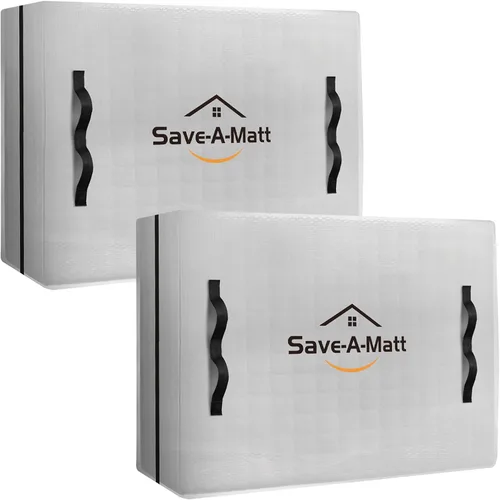 Vista 9 de SaveAMatt Bolsa de colchón Queen para almacenamiento en movimiento 82 x 63 x 15