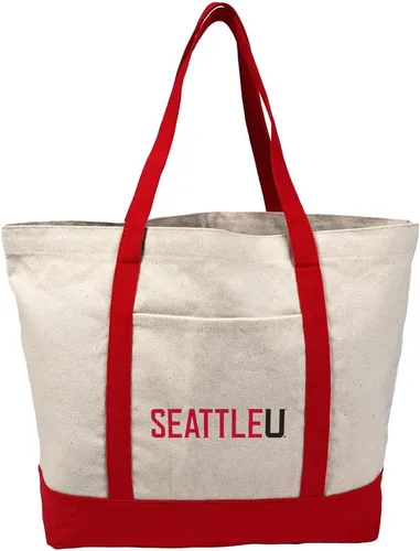 Vista 157 de Campus Lab Bolsa de lona con logotipo primario colegiado con bolsillo externo, bolsa de hombro reutilizable para ir de compras, playa Águilas A&m