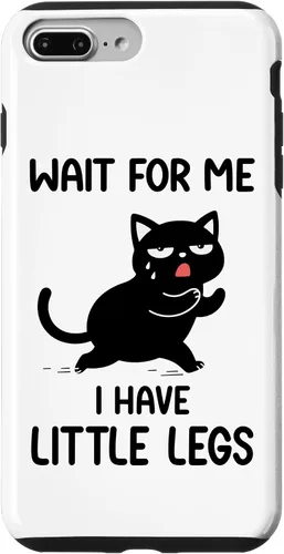 Vista 11 de Funny Short Legs Cat Saying Wait for Me, I Have Little Legs Case for iPhone 17