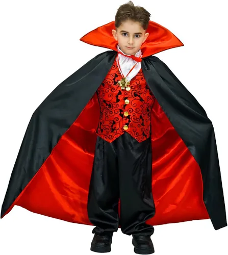 Vista 2 de Chlidren Deluxe Gothic Vampire Costumes