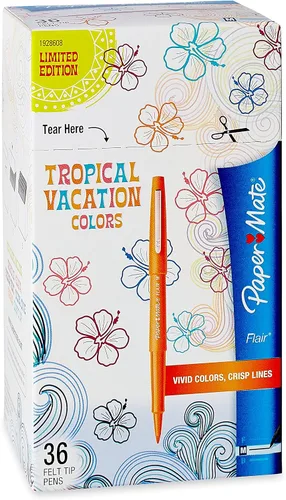 Vista 9 de Paper Mate - Bolígrafos de punta de fieltro, punta media (0.7 mm)