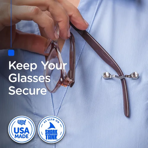Vista 2 de Readerest Magnetic Eyeglass Holders (2 Pack), Made in USA