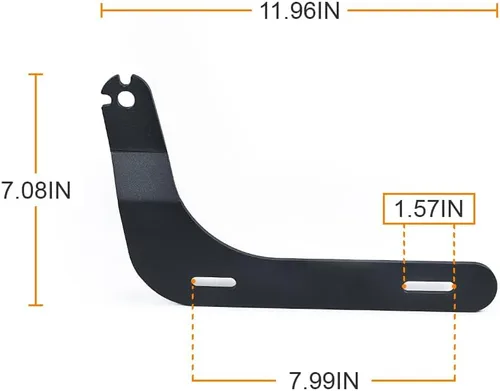 Vista 5 de Respaldo ajustable para asiento del conductor/pasajero Componente: Monturas fijas (R18(Negro))