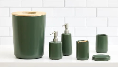 Vista 7 de iDesign - Vaso de cerámica con diseño de musgo Colección Earth