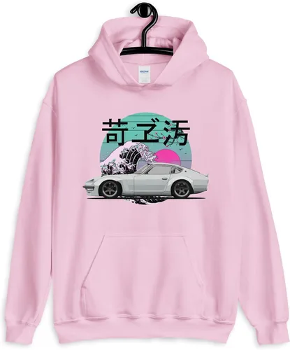 Vista 4 de 1973 Datsun 240z JDM Legend - Sudadera con capucha unisex