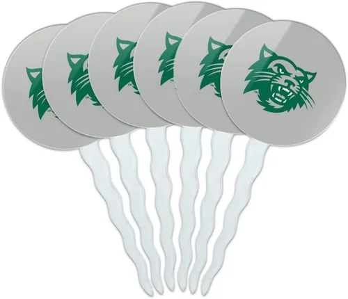 Vista 42 de Abilene Christian - Juego de 6 palillos para cupcakes con logotipo secundario