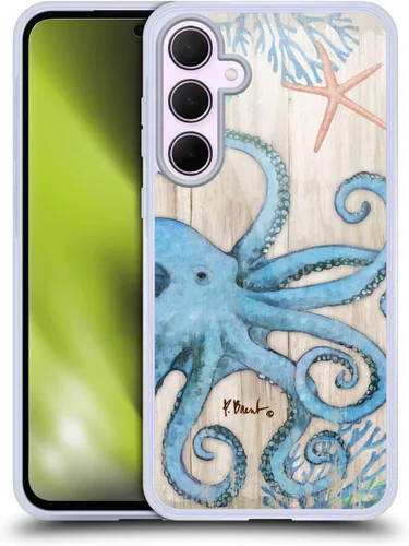 Vista 9 de Head Case Designs Funda de gel suave con licencia oficial de Paul Brent Agate Mermaid Coastal compatible con Samsung Galaxy A35 5G
