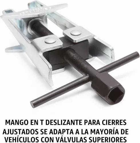 Vista 3 de OEMTOOLS 25220 Herramienta de compresor de resorte de válvula superior, elimina los retenedores de resorte de válvula y resortes sin quitar