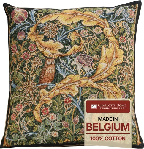 Vista 12 de Fundas de almohada Charlotte Home Furnishings, fundas de almohada decorativas boho para sofá, fundas de cojín cuadradas Árbol de la Vida de luz