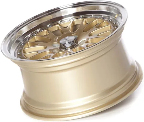 Vista 4 de Circuit Performance CP21 16x8 Oro Blanco 4×100 [+0.984 in] compatible con Honda Civic EK EG, Acura Integra, BMW E30, Mazda Miata