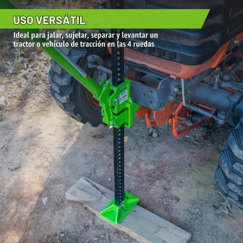 Vista 3 de Arcan ALFJ48 - Gato de granja con diseño de trinquete, de 48 pulgadas.