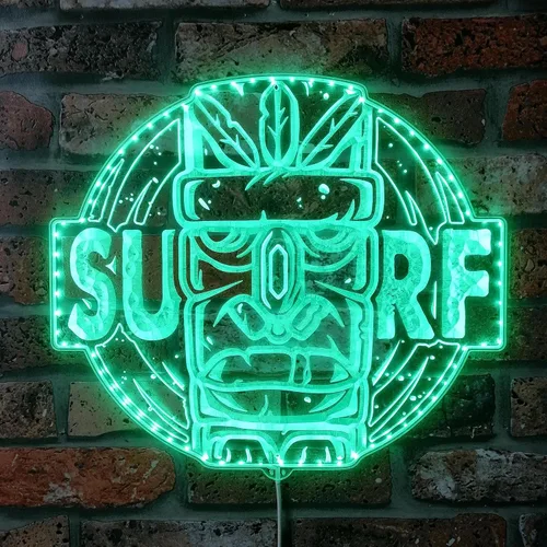 Vista 65 de ADVPRO Arcade Retro Game Classics Video Room RGB Dynamic Glam LED Sign - Forma de corte a borde - Decoración 3D inteligente - Señalización