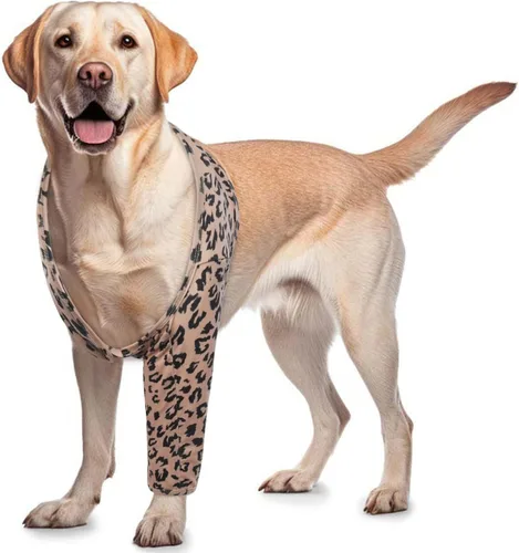 Vista 12 de ROZKITCH Manga de Cirugía para Pata de Perro Pata Delantera Derecha Izquierda, Protector de Codo y Rodilla para Mascotas que Previene Lamer Heridas