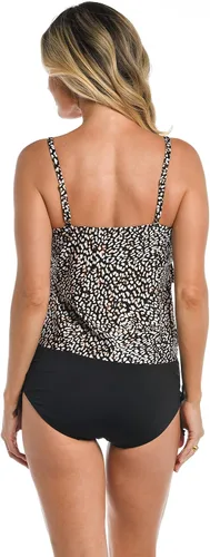 Vista 2 de Traje de baño tankini con volantes de 2 niveles