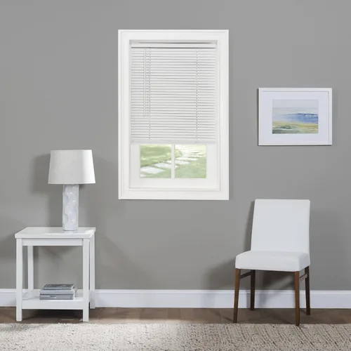 Vista 2 de Ergode Persiana GII Morningstar de PVC inalámbrica de 1 pulgada, filtrado de luz y privacidad, varita inclinable y elevación inalámbrica, 31x72