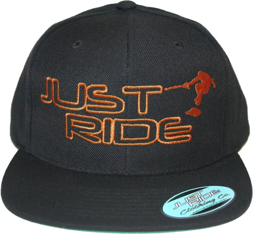 Vista 10 de Just Ride Wake Skate Wakeboard Sombrero plano Bill Snapback Azul