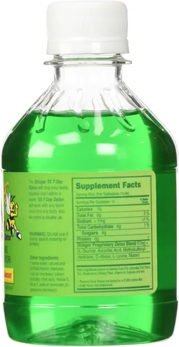 Vista 6 de Stinger Detox 5X 7-Día Fuerza Extra Permanente Bebida – Sabor Lima – 8 FL OZ
