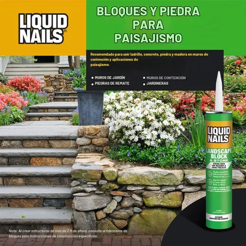 Vista 6 de Liquid Nails LN-905, Landscape, adhesivo, 10 onzas