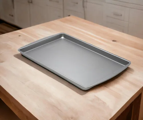 Vista 2 de G & S Metal Products Co mpany OvenStuff - Juego de 2 bandejas antiadherentes para galletas, color gris