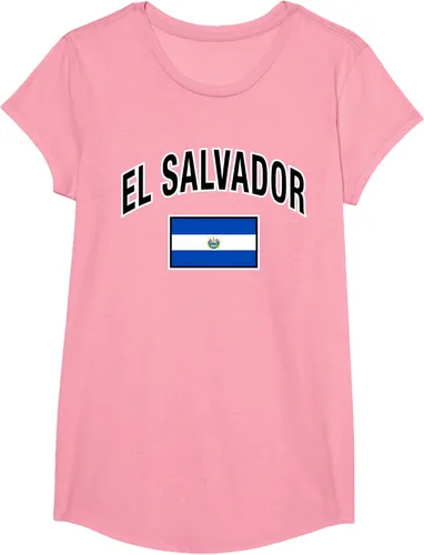 Vista 51 de Camiseta salvadoreña Orgullosa Bandera de El Salvador, Negro