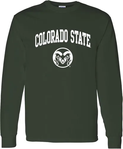 Vista 158 de NCAA oficial de College – University Team Color Arco Logo Manga Larga