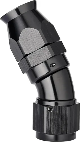 Vista 25 de EVIL ENERGY - Adaptador de manguera de una pieza PTFE 4AN de 30 grados, aluminio, color negro