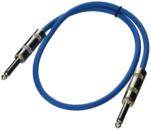 Vista 12 de Seismic Audio Cables de guitarra para altavoces, cables de guitarra TS de ¼ pulgadas, 3 pies, multicolor, paquete de 6 Color múltiple