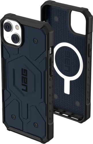 Vista 10 de URBAN ARMOR GEAR UAG - Funda protectora diseñada para iPhone 14 Plus, color negro, de 6.7 pulgadas, Pathfinder con imán integrado, compatible