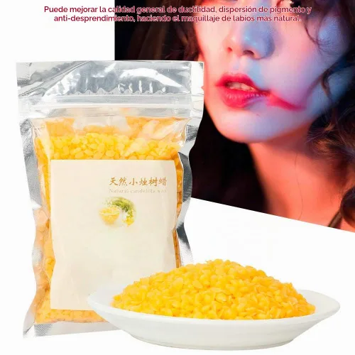 Vista 2 de Voluxe Cera de plantas, Cera Bellina Candelila Wax Cosmetics Material para el hogar (bolsa de 3.53 onzas), 3.5 onzas