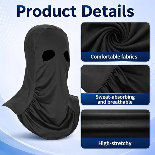 Vista 3 de Hercicy 4 piezas de disfraz de verdugo para hombre, capucha de Halloween
