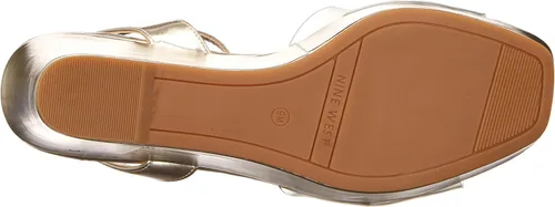 Vista 4 de NINE WEST Sandalias de cuña con correa al tobillo para mujer KLEAR3