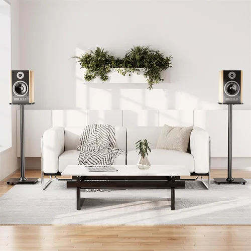 Vista 7 de ELIVED Par de Soportes Universales para Altavoces, Soportes de Estantería de 31 Pulgadas de Altura para Altavoces Satélite Grandes hasta 10 kg