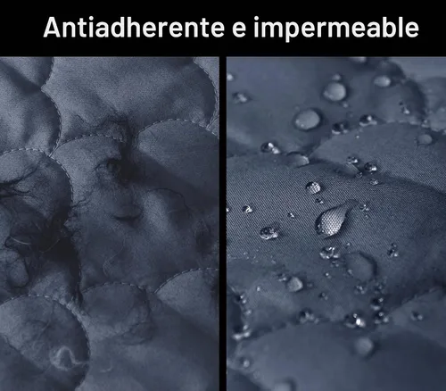 Vista 5 de CHHKON Funda impermeable y antideslizante para sillón reclinable que se mantiene en su lugar, cubierta de sofá para perros, protector de muebles Azul