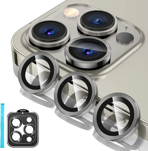 Vista 21 de Tensea Protector de lente de cámara Compatible para iPhone 17 Pro Max/17 Pro/15 Pro Max/15 Pro/16 Pro Max/16 Pro/14 Pro Max/14 Pro, Cubierta