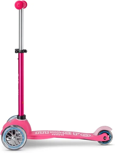 Vista 3 de Micro Kickboard - Mini Deluxe – Patineta de 3 ruedas, Lean-to-Steer, diseño suizo, Micro Scooter para niños, edades de 2 a 5 años Rosa