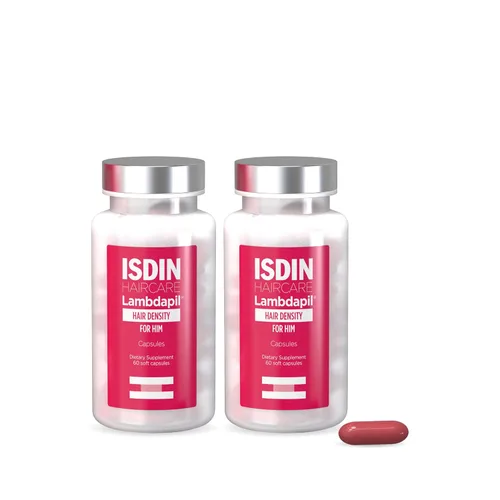 Vista 10 de ISDIN Lambdapil Hair Density Capsules For HIM