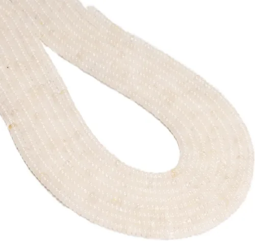 Vista 53 de CAI YI MING, cuentas 2x4mm naturales en forma de rondelle – Espaciadores de gemas sueltas para hacer joyas DIY (Amazonita)
