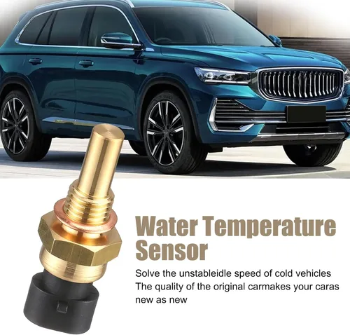 Vista 6 de Pack-1 Sensor de temperatura ECT para automóvil, reemplazo de sensor de temperatura de motor de metal resistente al agua, OEM #15404280 12191170