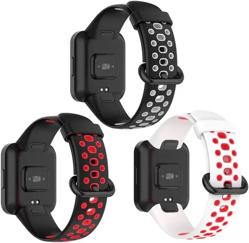 Vista 6 de Senter Correa de repuesto deportiva de silicona suave para reloj inteligente Redmi Watch 2 Lite 10 pzas