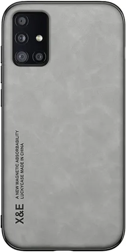 Vista 5 de Kepuch Silklike - Funda para Samsung Galaxy A51 5G - Cubierta de parachoques con placa metálica incorporada para Samsung Galaxy A51 5G - Azul