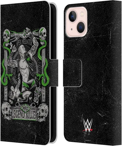 Vista 17 de Head Case Designs Officially Licensed WWE in My Veins Randy Orton Leather Wallet Case Compatible with Apple iPhone 11