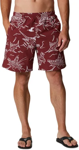 Vista 83 de Columbia Super Backcast - Pantalón corto de agua para hombre Impresión de tinte negro